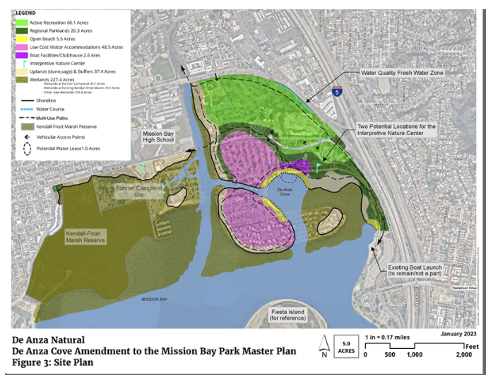 De Anza Natural Site Plan