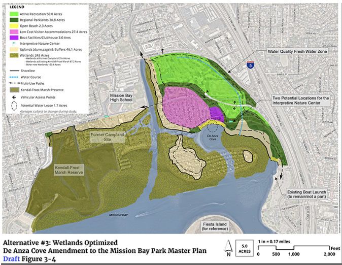 Vicinity map for De Anza Natural plan